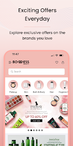 Screenshot 2 Boddess: Beauty Shopping App android