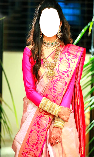 Android application Women Pattu Saree Photo Maker screenshort