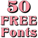 Fonts for FlipFont 50 12