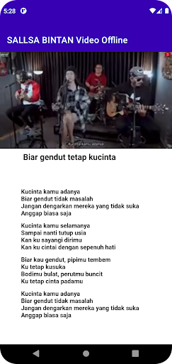SALSA BINTAN Video Offline Screen 3
