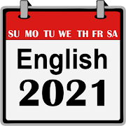 English Calendar Holiday 2020.