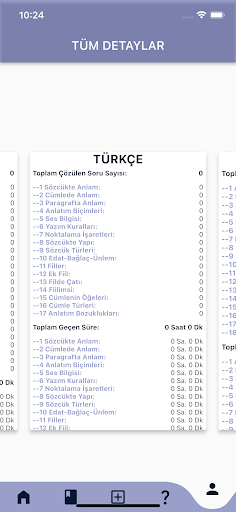 Android application Deneyim YKS Takip screenshort