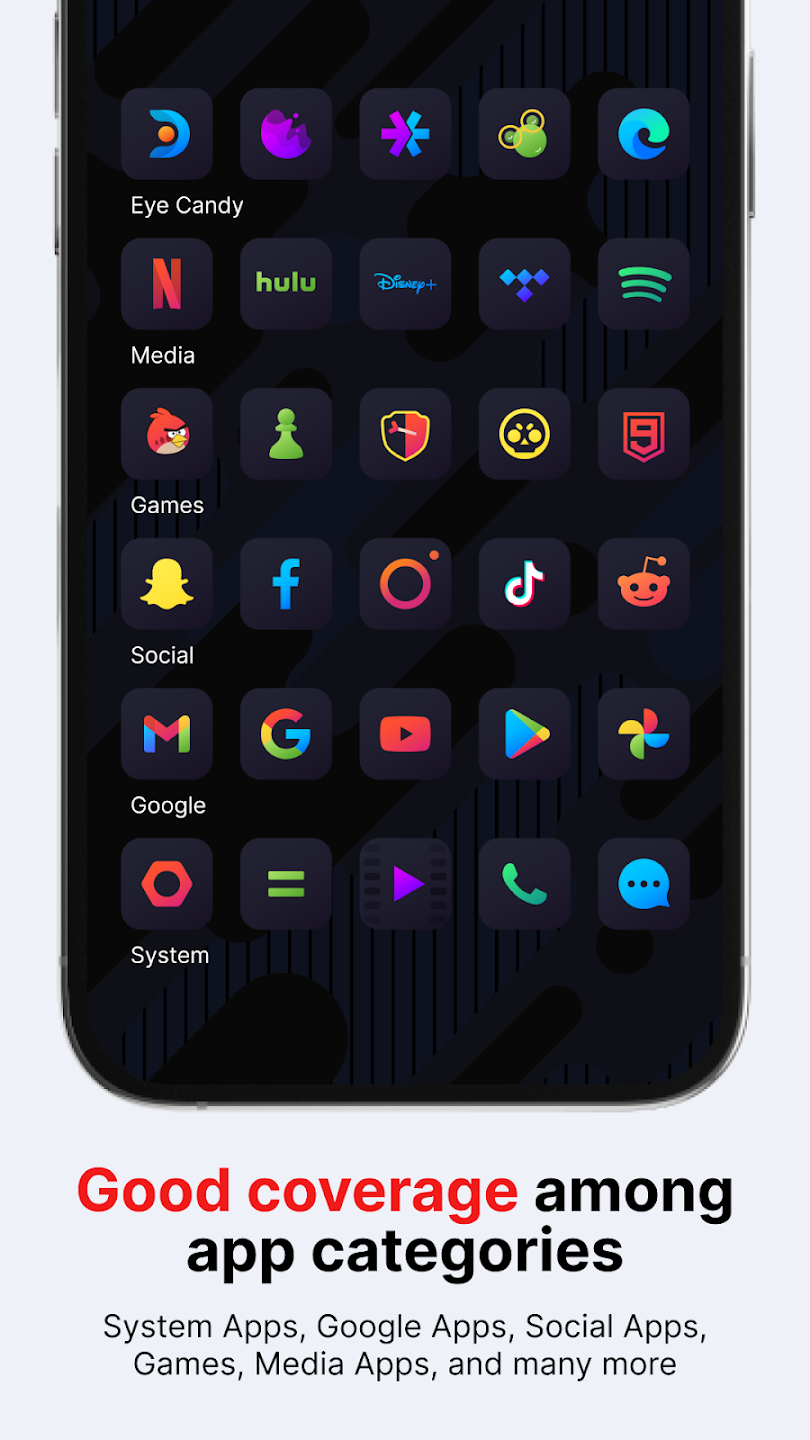 What is special in Nova Dark Icon Pack Apk?