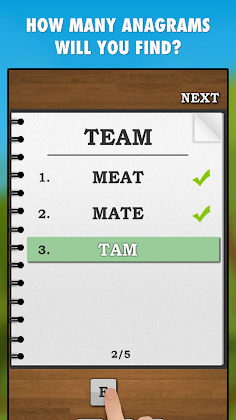 Anagrams Game - Screenshot 1