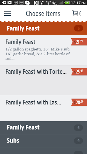 Michaels Italian Feast