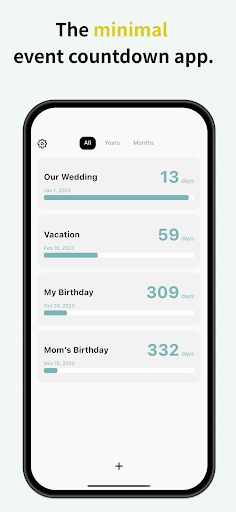 Android application Countdown Day Counter Count365 screenshort