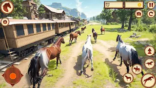 Wild Horse Family Riding Game - Screenshot 3