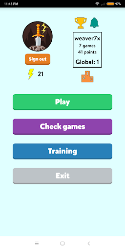 Android application Clash of Pronunciations screenshort