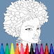 Black African Girl Coloring