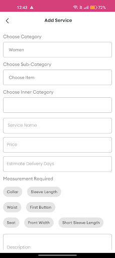 Stitchify Agent App Screen 2