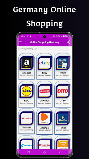 Android application Online Germany Shopping App screenshort