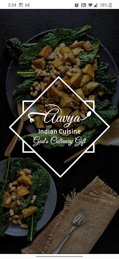 Android application Aavya Indian Cuisine screenshort