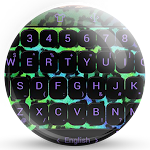 Keyboard Theme Leopard Neon Apk