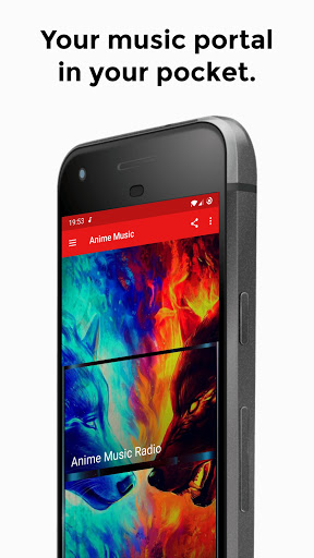 Android application Anime Music Radio screenshort