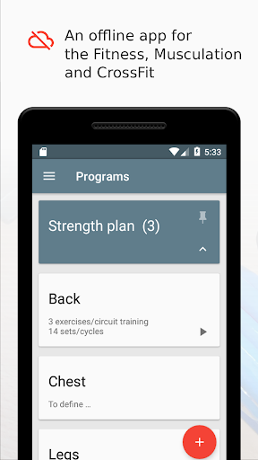Android application Aesthetics Workout screenshort