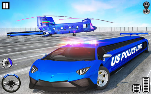 US Police Transport Car Games Screen 2