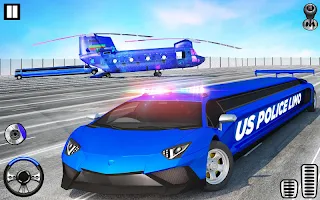 US Police Transport Car Games - Screenshot 2