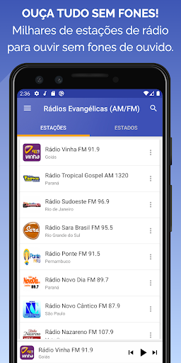 Android application Rádios Evangélicas (AM/FM) screenshort