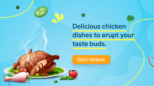 Android application Chicken Recipes screenshort
