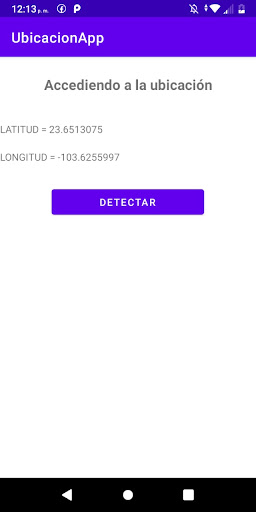 Android application Ubicación GPS Brisa screenshort