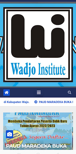Wadjo Institute Screen 3
