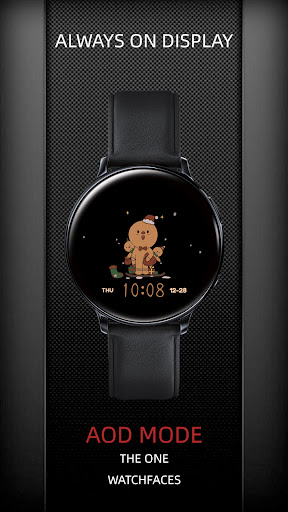 Gingerbread Kid For Wear OS Screen 3