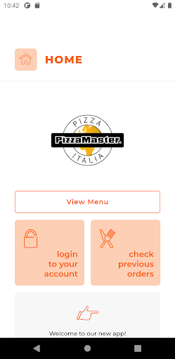 Android application Pizza Master DH9 screenshort
