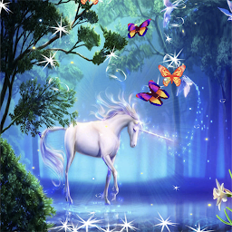 Imagen de ícono de 3D Unicorn Live Wallpaper 2024