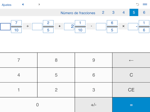 Vista previa de la aplicación