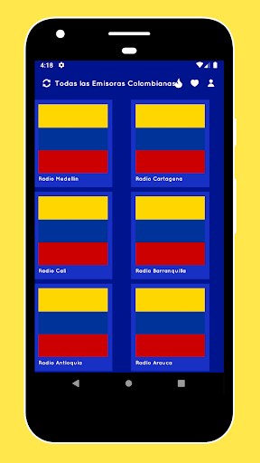 Android application Radio Colombia FM - Radio App screenshort