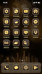 Wow Firework Theme - Icon Pack