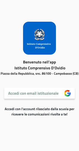 Android application I.C. D'ovidio Campobasso screenshort