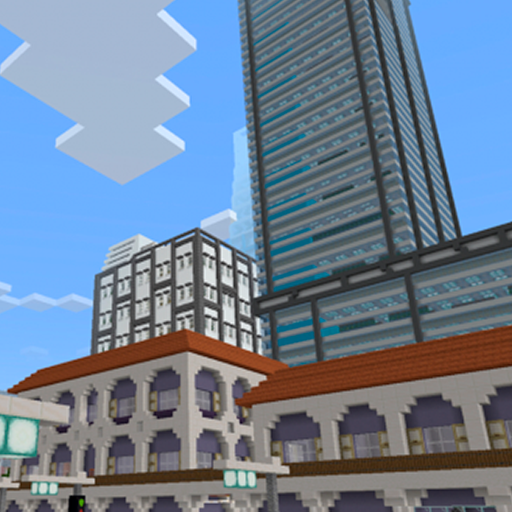Maps city for mcpe logo