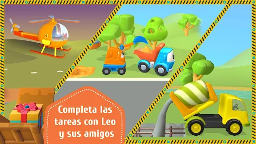 Leo el Pequeño Camión - Videos educativos infantil - Coches de carreras 
