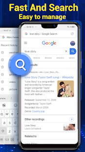 Browser für Android Screenshot