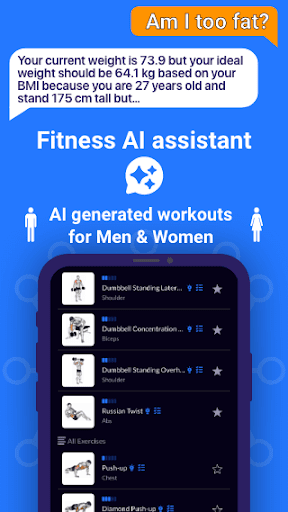 Workout Planner Gym&Home:FitAI Screen 3