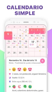 Calendario Menstrual - la ovulación y el embarazo Screenshot
