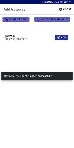 SenseGiz Configuration App Screen 3