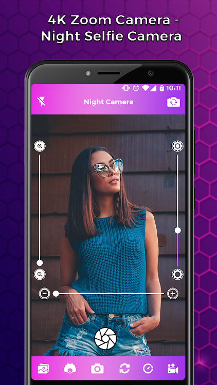4K Zoom Camera - Night Selfie - 4.0 - (Android)