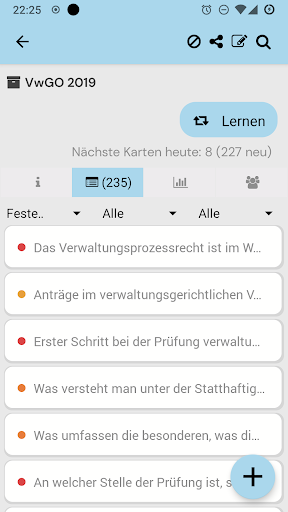 Alpmann eCards Screen 2