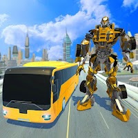 Real Bus Robot Transform - Bus Driving Simulator