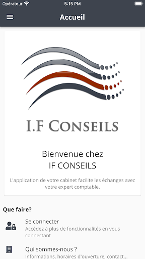 Android application IF CONSEILS screenshort