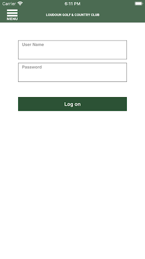 Android application Loudoun Golf & Country Club screenshort