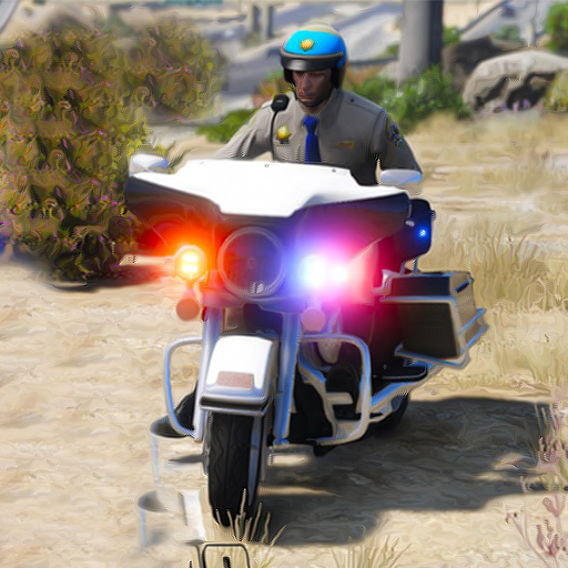Motorcycle Police Simulation logo