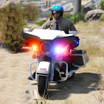 Cover Image of Скачать Motorcycle Police Simulation  APK