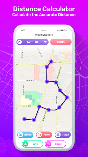 GPS Area Measure Calculator Screen 2