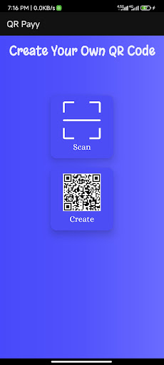 Android application QR Payy screenshort