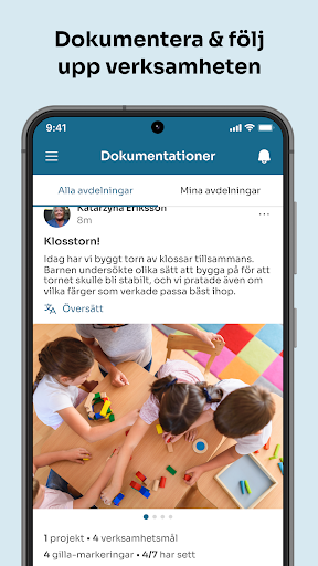 Android application Förskoleappen screenshort