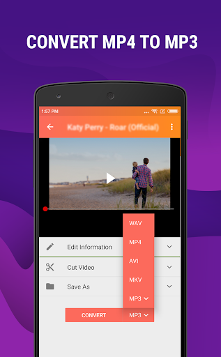 Android application Mp4 to Mp3 - Convert Video to screenshort