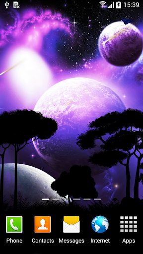 Android application Night Sky Live Wallpaper screenshort